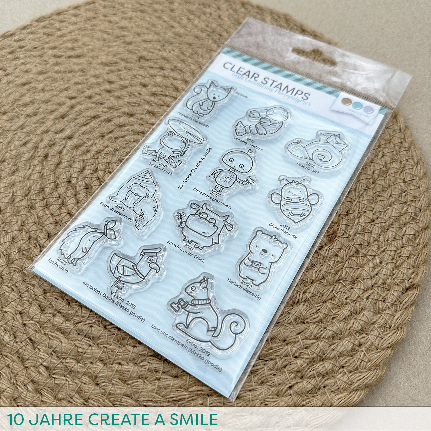 Stempel a6 10 jahre create a smile sw12305